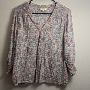 Cynthia Rowley Pastel Floral Top